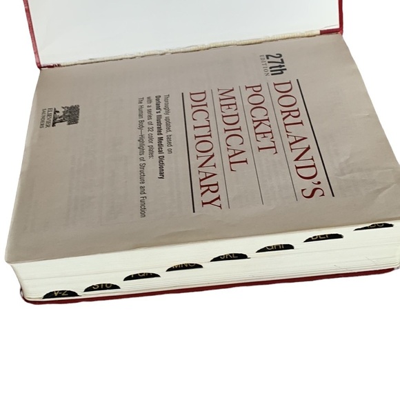 DORLAND’S POCKET MEDICAL DICTIONARY 27th EDITION - Picture 3 of 8